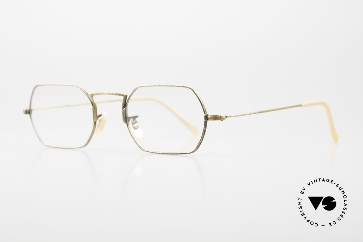 Oliver Peoples Pane Eckige Vintage Brille 90er, Brillendesign inspiriert vom 20er Art Deco Jahrzehnt, Passend für Herren und Damen