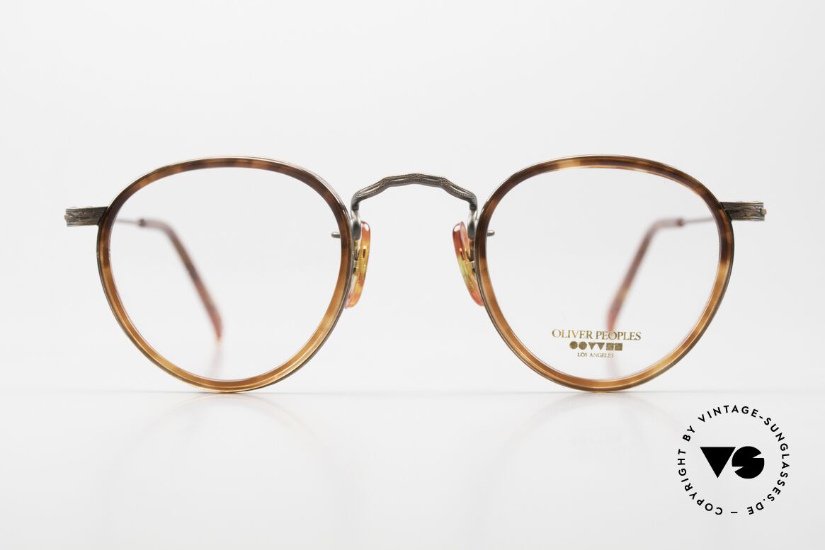 Oliver Peoples MP2 Kleine Designer Brille Rund, rare, vintage Oliver Peoples Designerbrille von 1991, Passend für Herren und Damen