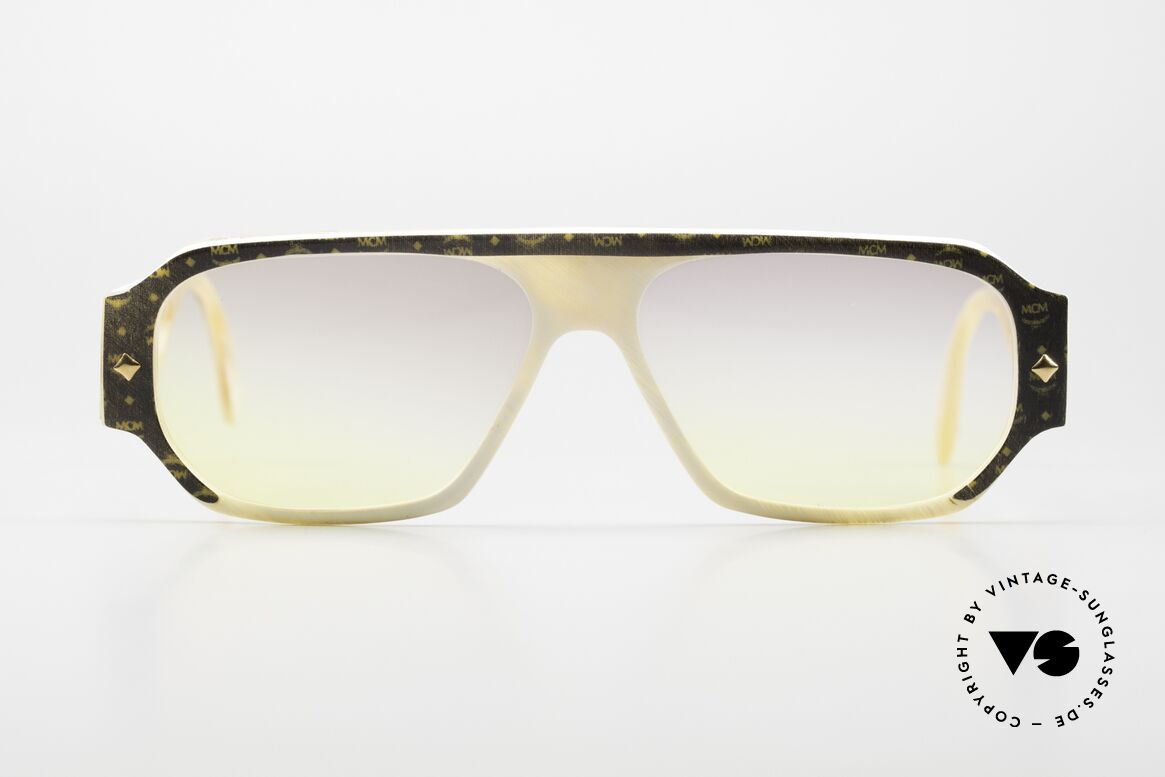 MCM München A2 Büffelhorn Brille 80er Vintage, 1980er Jahre vintage Luxus-Hornbrille von MCM, Passend für Herren und Damen