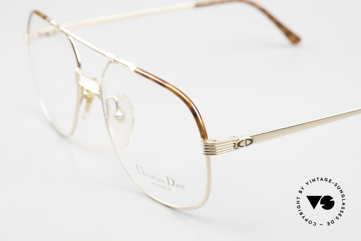 Christian Dior 2487 Vergoldete Monsieur Serie 80er, 22kt hartvergoldet, monumental (muss Man(n) fühlen), Passend für Herren