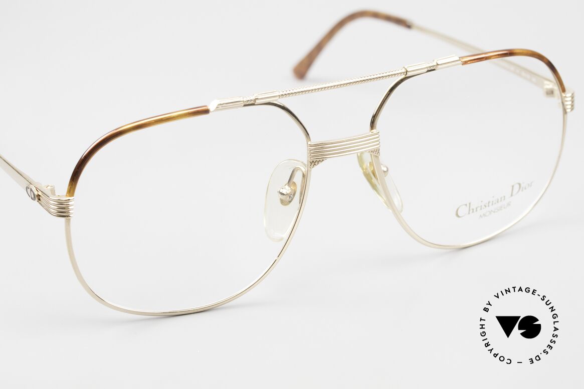 Christian Dior 2487 Vergoldete Monsieur Serie 80er, ungetragen (wie alle unsere alten 1980er Dior Brillen), Passend für Herren