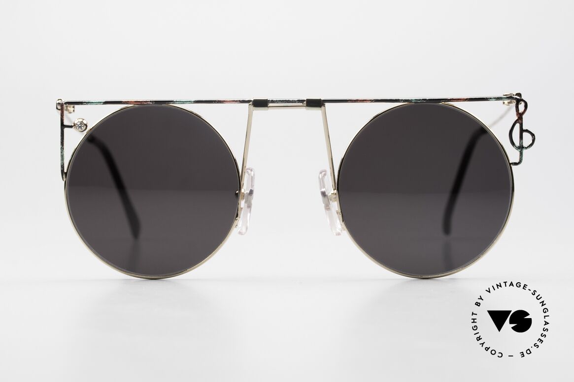 Casanova MTC 8 Kunst Sonnenbrille 90er, venezianisches Design mit technischen Gimmicks, Passend für Herren und Damen