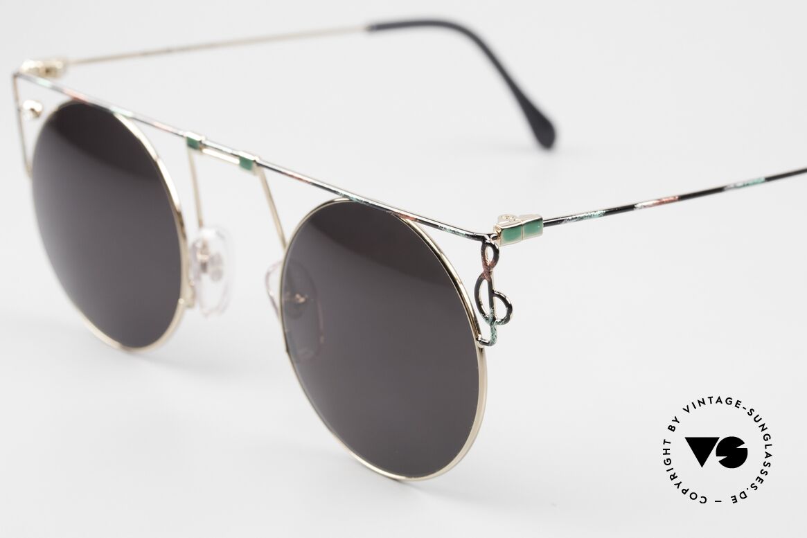 Casanova MTC 8 Kunst Sonnenbrille 90er, MTC steht für "Metalmeccanici" = "Metallarbeiter", Passend für Herren und Damen