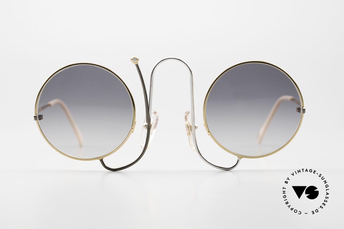 Casanova CMR 1 Kunst Strass Sonnenbrille, Rarität und absolutes Highlight für Sammler, Passend für Damen