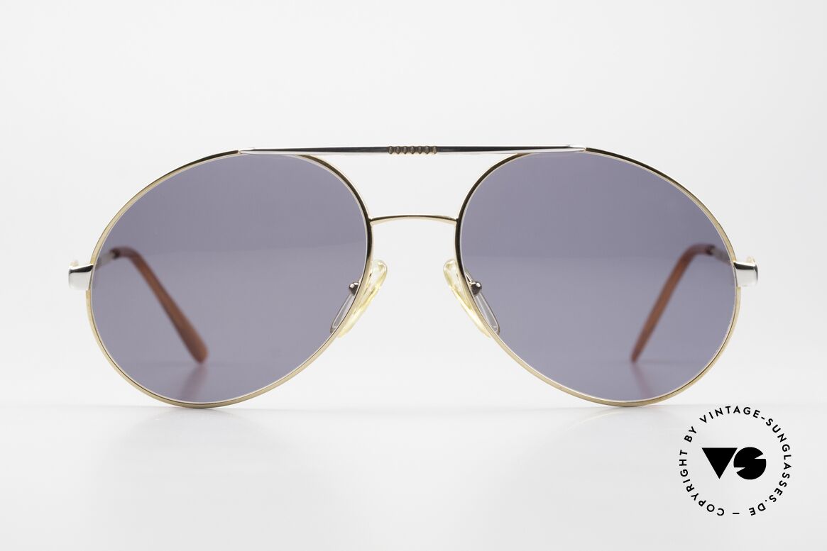 Bugatti 64320 Rare 1980er Herrenbrille, klassische 80er Bugatti Designer Sonnenbrille, Passend für Herren