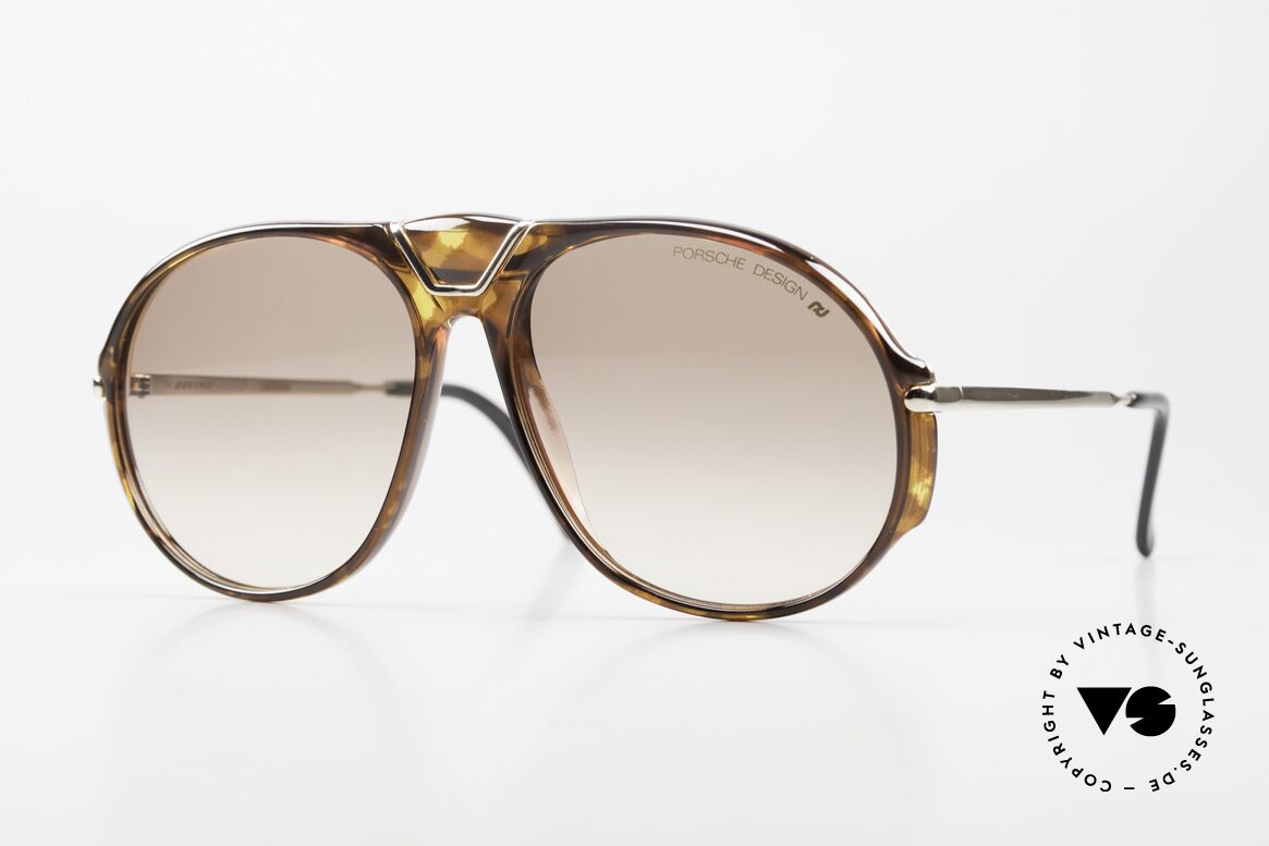 Porsche 5659 Zwei Verschiedene Scheiben, alte, klassische PORSCHE Carrera Design Sonnenbrille, Passend für Herren und Damen