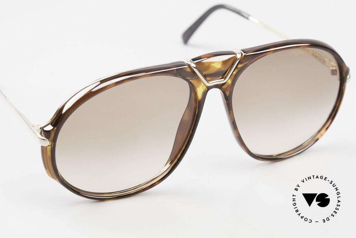 Porsche 5659 Zwei Verschiedene Scheiben, ungetragene vintage Rarität in MEDIUM Größe 58mm, Passend für Herren und Damen