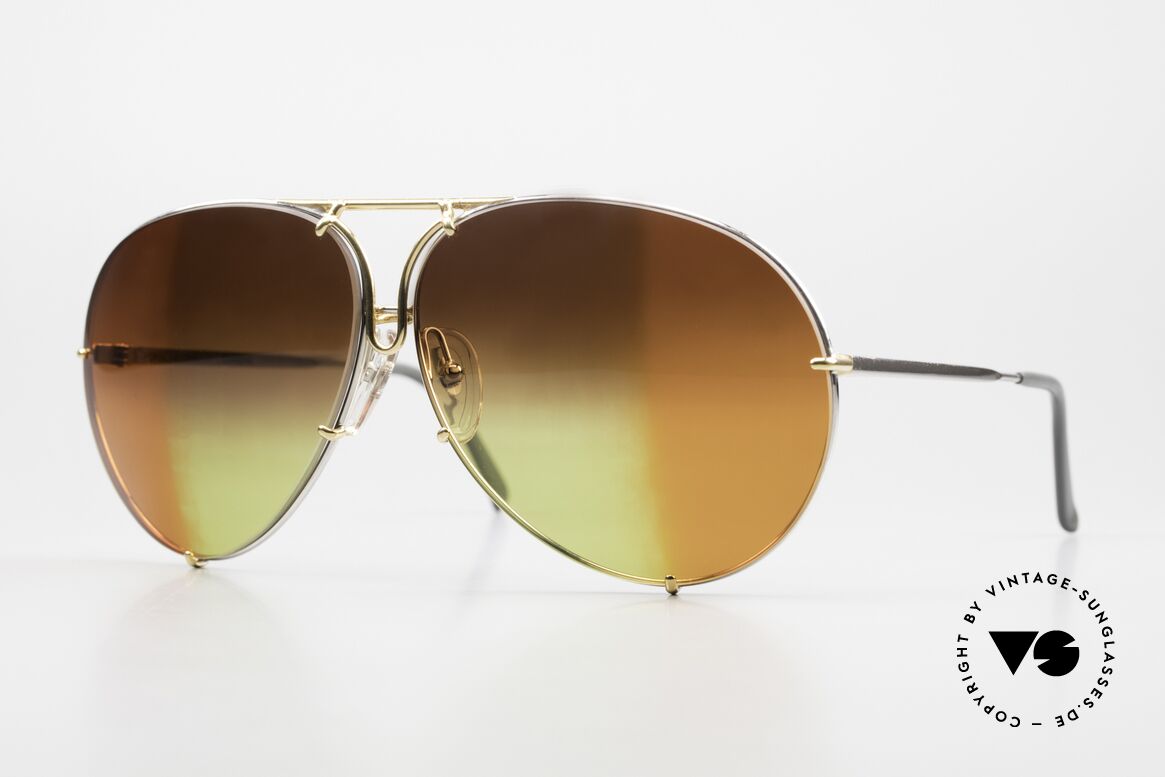 Porsche 5621 Vintage Unikat 3Fach Verlauf, PORSCHE Design by CARRERA Sonnenbrille von 1980, Passend für Herren und Damen
