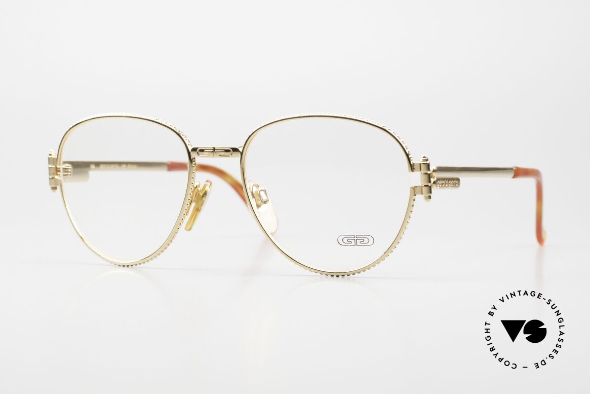 Gerald Genta Gefica 03 24kt GP Made in Japan, rare Luxusbrille für Damen & Herren von Gérald Genta, Passend für Herren und Damen
