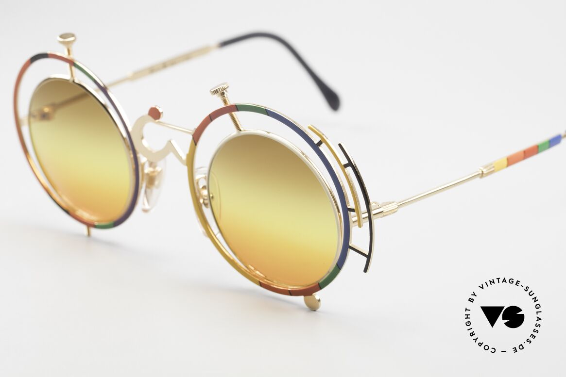 Casanova SC3 Farbenfrohe Vintage Brille, besteht darin, eine Idee niemals begrifflich zu fixieren, Passend für Herren und Damen