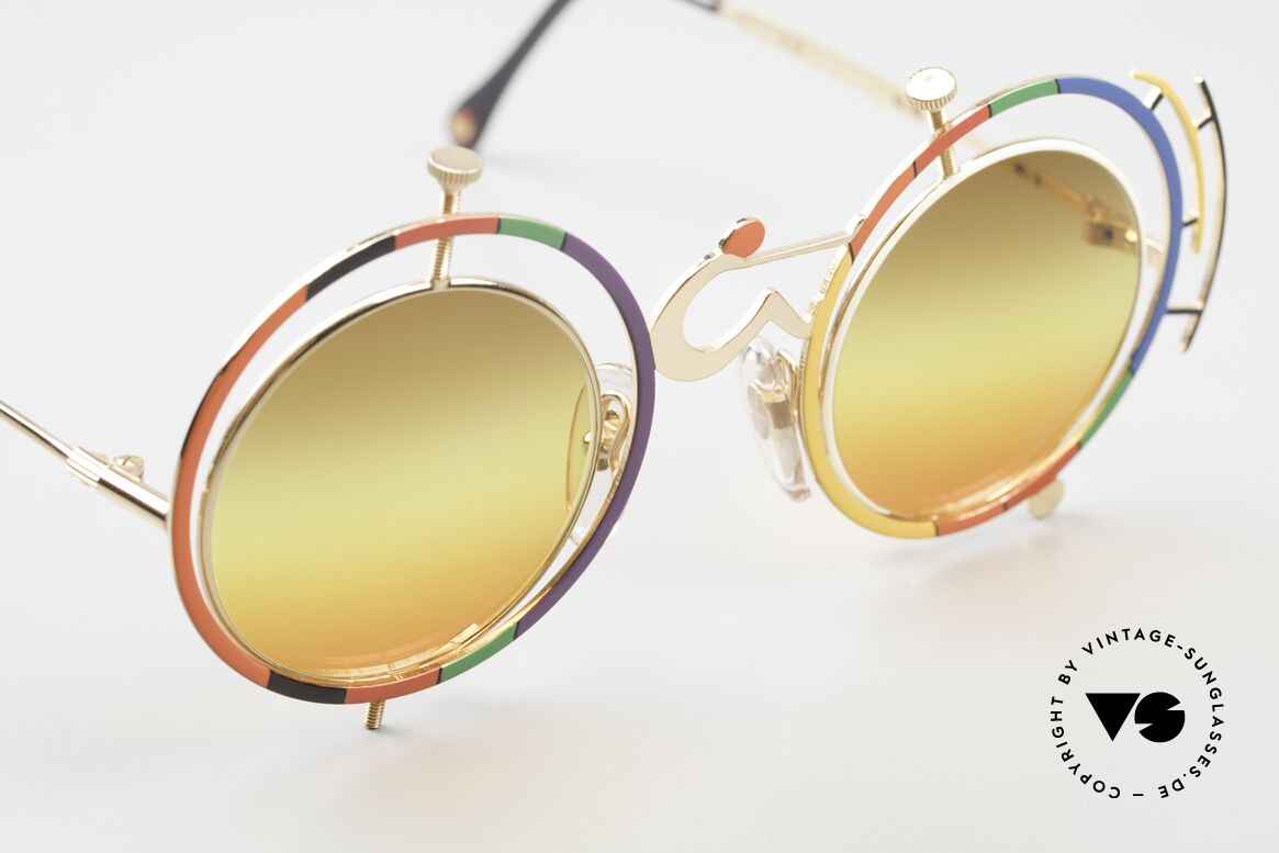 Casanova SC3 Farbenfrohe Vintage Brille, dieses Casanova Modell heißt SC3 "Stillstand der Zeit", Passend für Herren und Damen