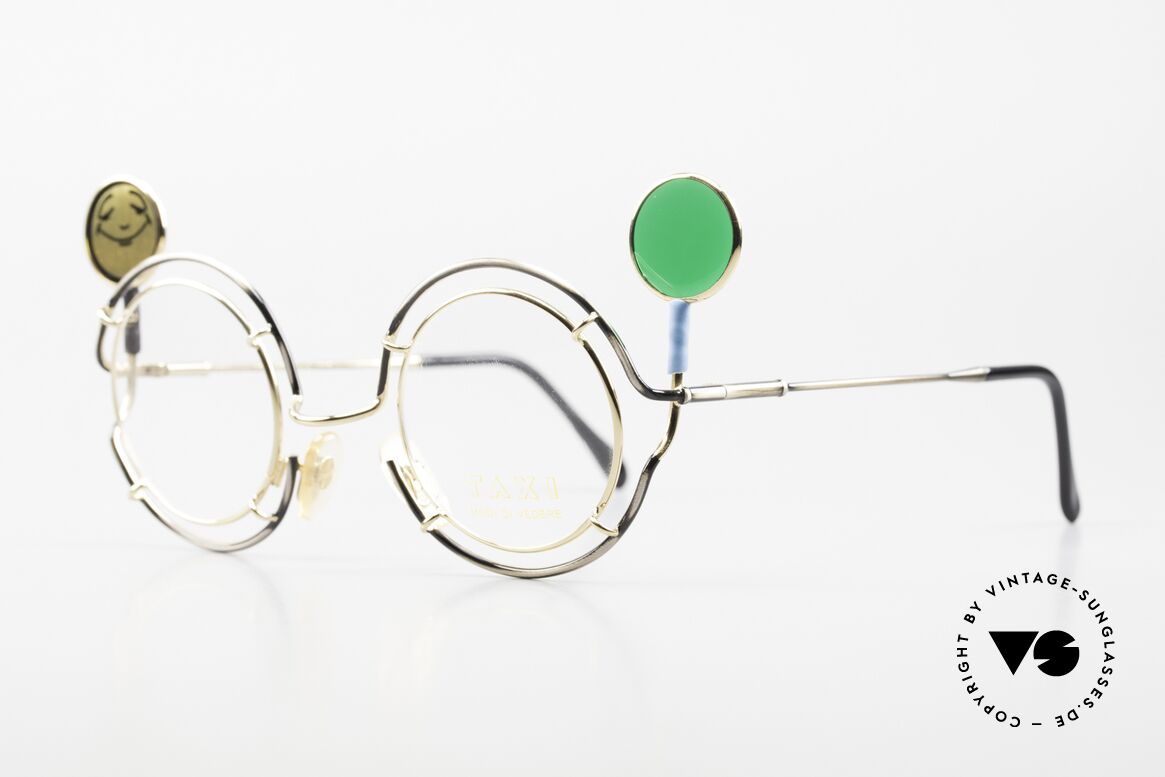Taxi ST7 by Casanova Ampelbrille Stimmungsbrille, rot = "sprich mich nicht an", grün = bereit für Komm., Passend für Herren und Damen