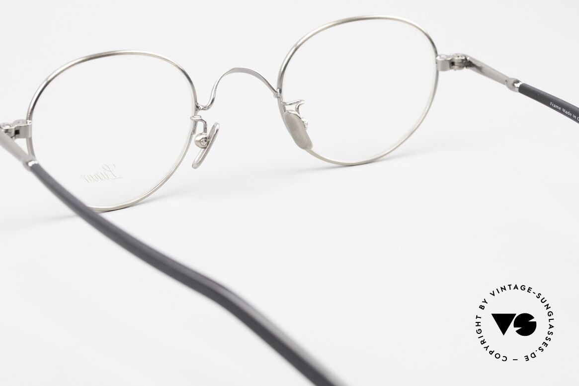 Lunor VA 108 Panto Brille Antik Silber, Größe: medium, Passend für Herren und Damen