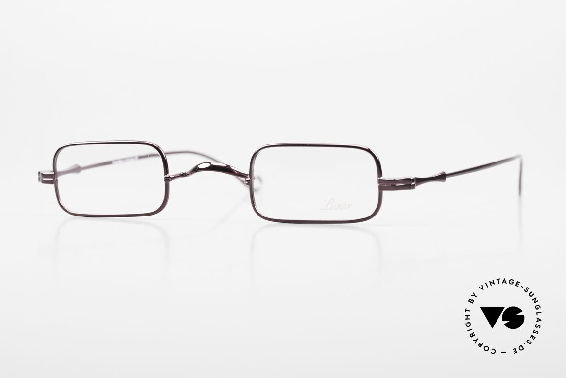 Lunor II 13 Eckige Brille Limited Edition, eckige vintage Lesebrille der alten Lunor II Serie, Passend für Herren und Damen
