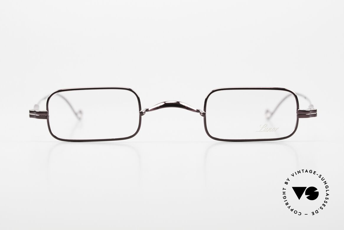 Lunor II 13 Eckige Brille Limited Edition, klassisch, zeitloses Modell für Damen und Herren, Passend für Herren und Damen