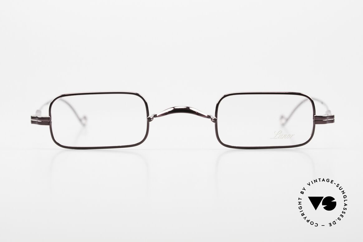 Lunor II 13 Eckige Brille Limited Edition, eckige vintage Lesebrille der alten Lunor II Serie, Passend für Herren und Damen