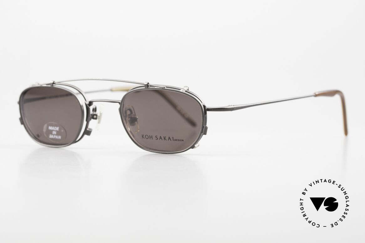 Koh Sakai KS9716 Vintage Unisex Brille 90er, 1997 in Los Angeles designed & in Sabae (JP) produziert, Passend für Herren und Damen