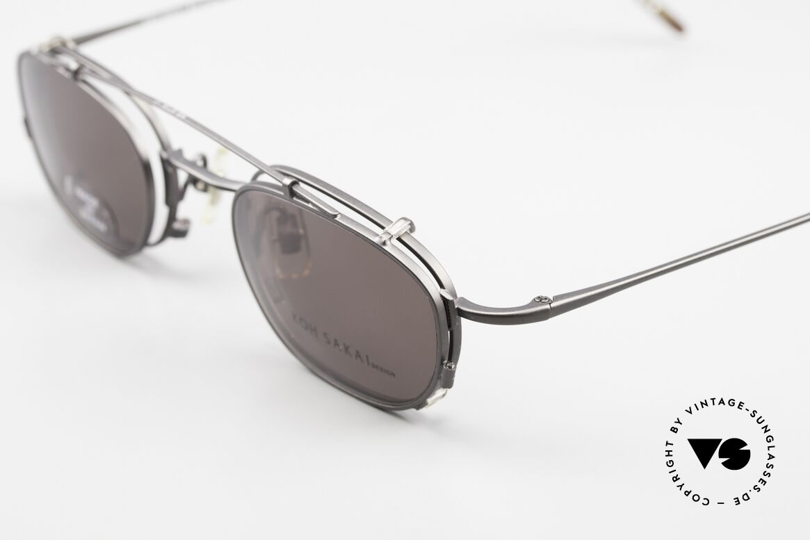 Koh Sakai KS9716 Vintage Unisex Brille 90er, aus dem gleichen Werk wie Oliver Peoples und Eyevan, Passend für Herren und Damen