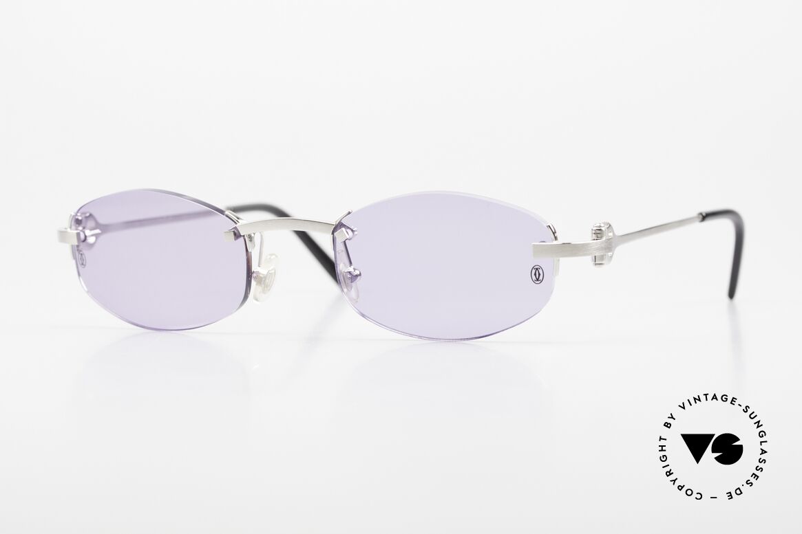 Cartier Meltem Luxus Sonnenbrille Randlos, randlose Cartier Sonnenbrille, Non Cerclées, Passend für Herren und Damen