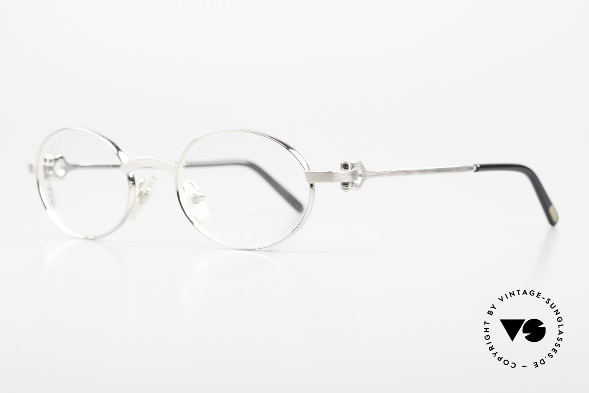 Cartier Spider Luxus Brille Platin Gebürstet, gebürstete Platin-Legierung; entsprechend wertig!, Passend für Herren und Damen