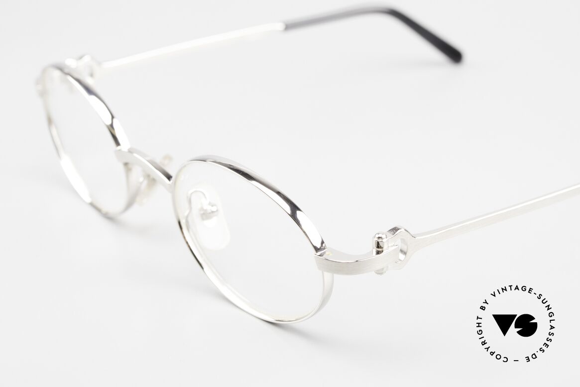 Cartier Spider Luxus Brille Platin Gebürstet, orig. Cartier Katalog Referenz-Nummer: T8100362, Passend für Herren und Damen