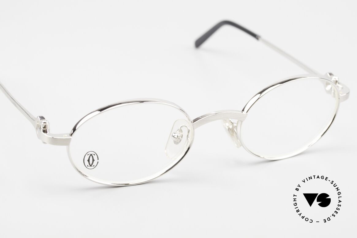 Cartier Spider - S Luxus Brille Platin Gebürstet, ungetragene Rarität mit orig. Verpackung von Cartier, Passend für Herren und Damen