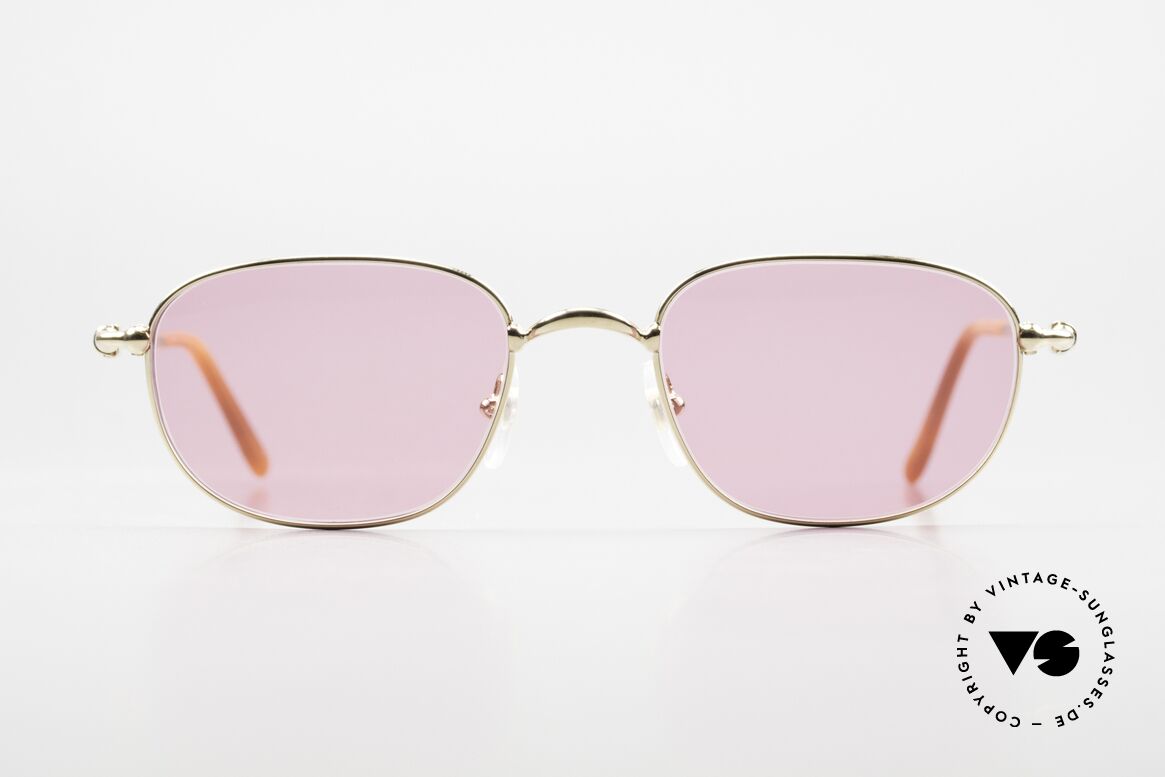 Cartier Vega Vesta Durch die rosarote Brille sehen, Unisex-Modell aus der Cartier 'CERCLE FIN' Serie, Passend für Herren und Damen