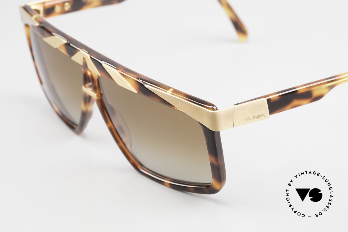 Alpina G81 Sonnenbrille 24kt Vergoldet, echte Handarbeit aus den 80ern (made in W.Germany), Passend für Herren und Damen