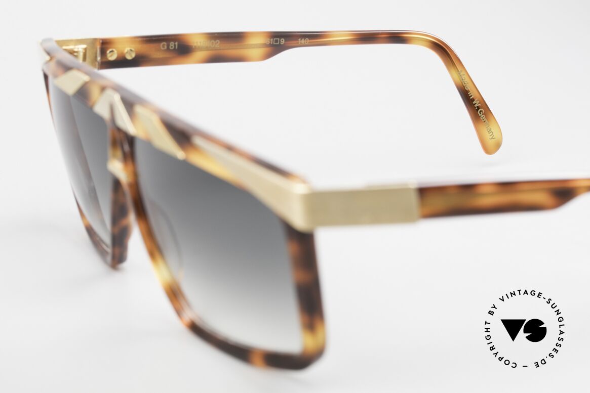 Alpina G81 24kt Vergoldete Sonnenbrille, ein 80er Unikat (kann auch optisch verglast werden), Passend für Herren und Damen