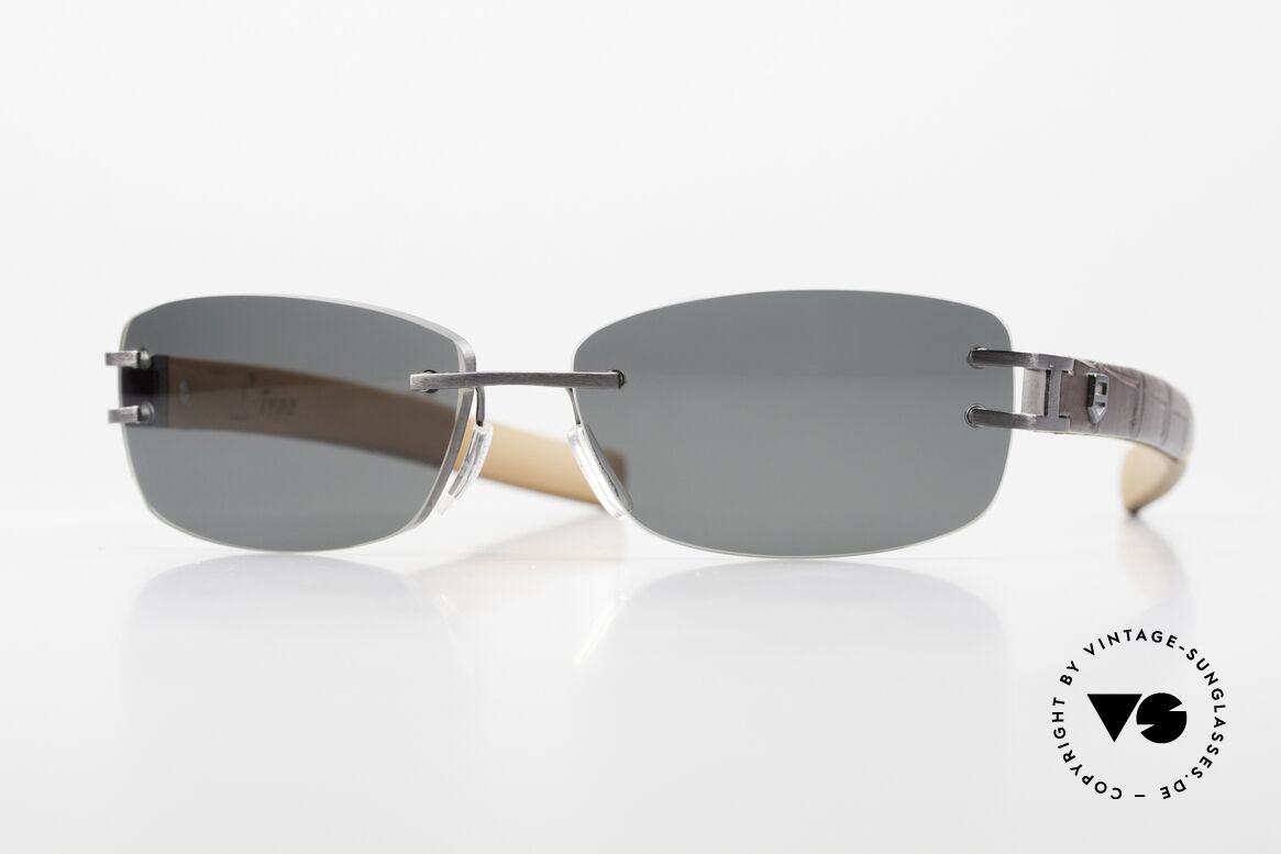 Tag Heuer L-Type 0115 Randlose Luxus Sonnenbrille, Tag Heuer L-Type Sonnenbrille, TIC 18181, c.002, Passend für Herren und Damen