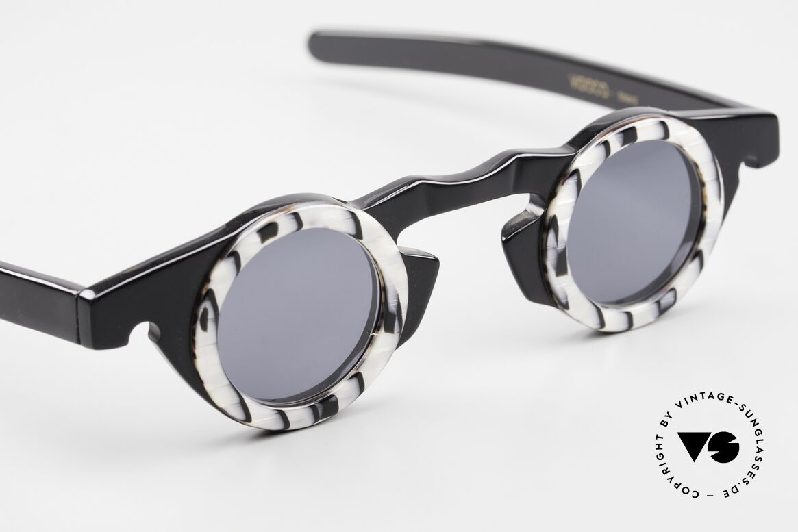 Vidocq Les Halles Runde Vintage Brille 1980er, ein altes, unbenutztes Einzelstück - KEIN Retromodell, Passend für Damen