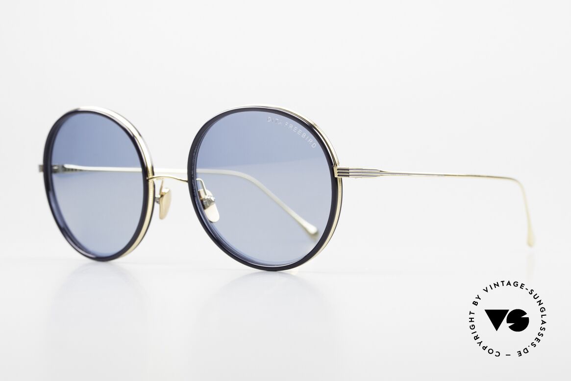 DITA Freebird D Runde Damensonnenbrille, ein echter Eye-Catcher & grandioses Mode-Accessoire, Passend für Damen