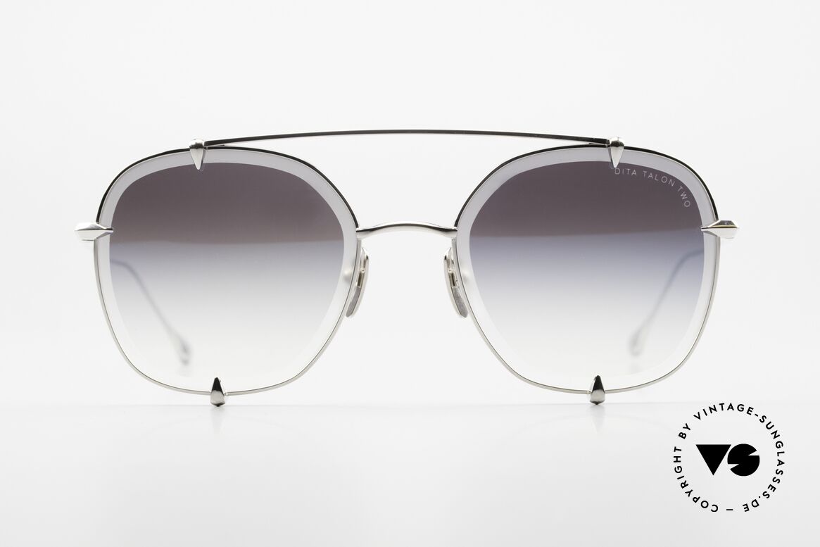 DITA Talon Two Unisex Luxus Sonnenbrille, sehr leichte Titanium-Fassung, made in Japan!, Passend für Herren und Damen