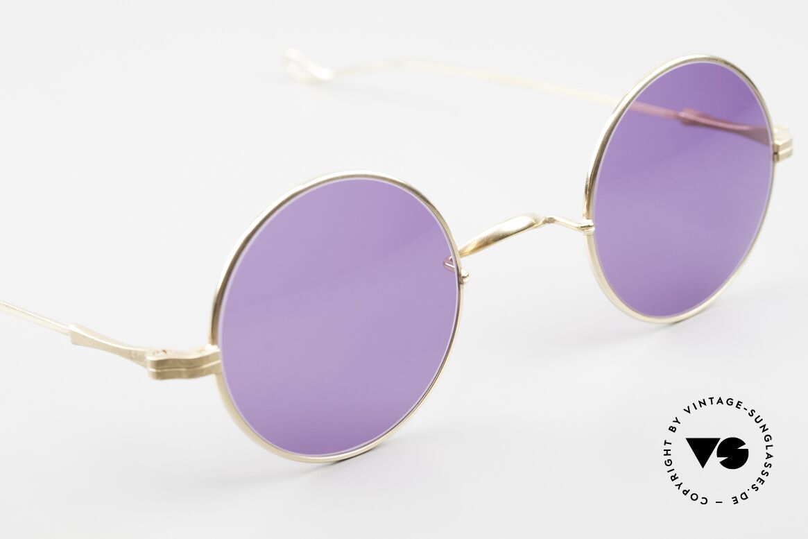 Lunor II 23 Limited Edition Matt Gold, diese Qualitätsfassung kann beliebig verglast werden, Passend für Herren und Damen