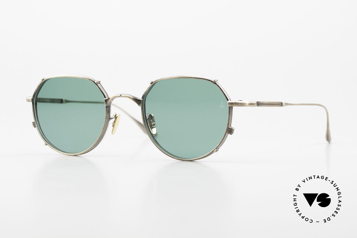 Jacques Marie Mage Hartana Unisex Brille im Panto Stil, Jacques Marie Mage Brille, HARTANA, antik-metall, Passend für Herren und Damen