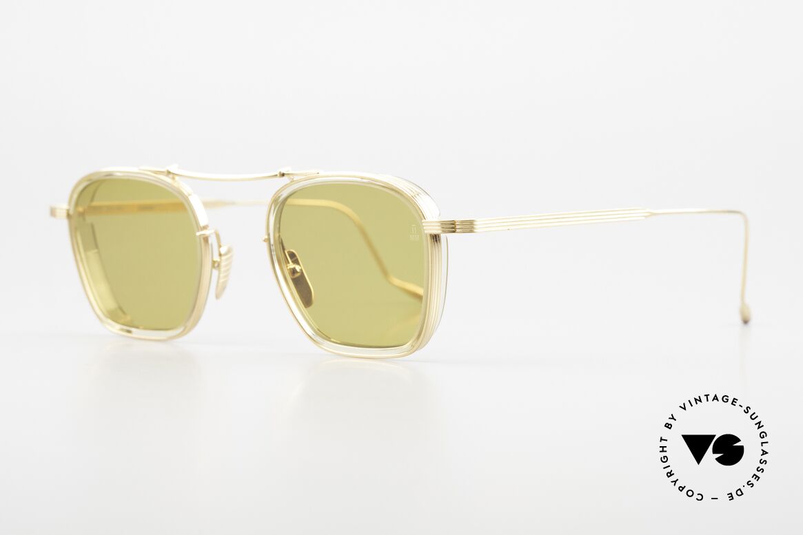 Jacques Marie Mage Baudelaire Lyriker Titan Sonnenbrille, Baudelaire 2, color Montra - Olive, Limited 47/23, Passend für Herren