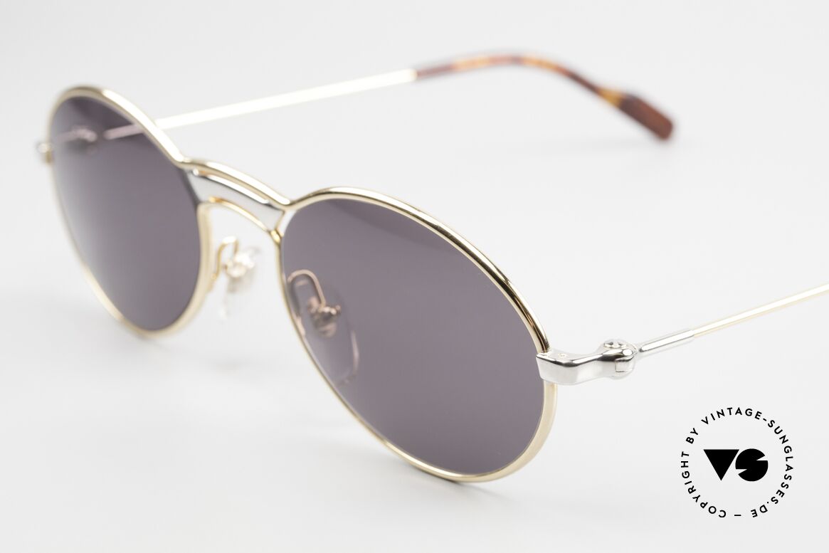 Aston Martin AM01 No Retro Brille True Vintage, bicolore Fassung: platin-plattiert und 22kt vergoldet!, Passend für Herren