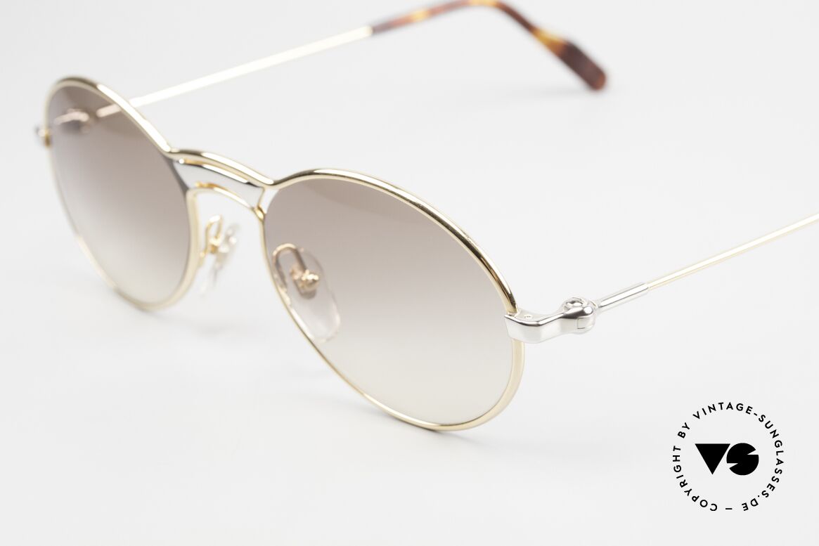 Aston Martin AM01 True Vintage Brille No Retro, bicolore Fassung: platin-plattiert und 22kt vergoldet!, Passend für Herren