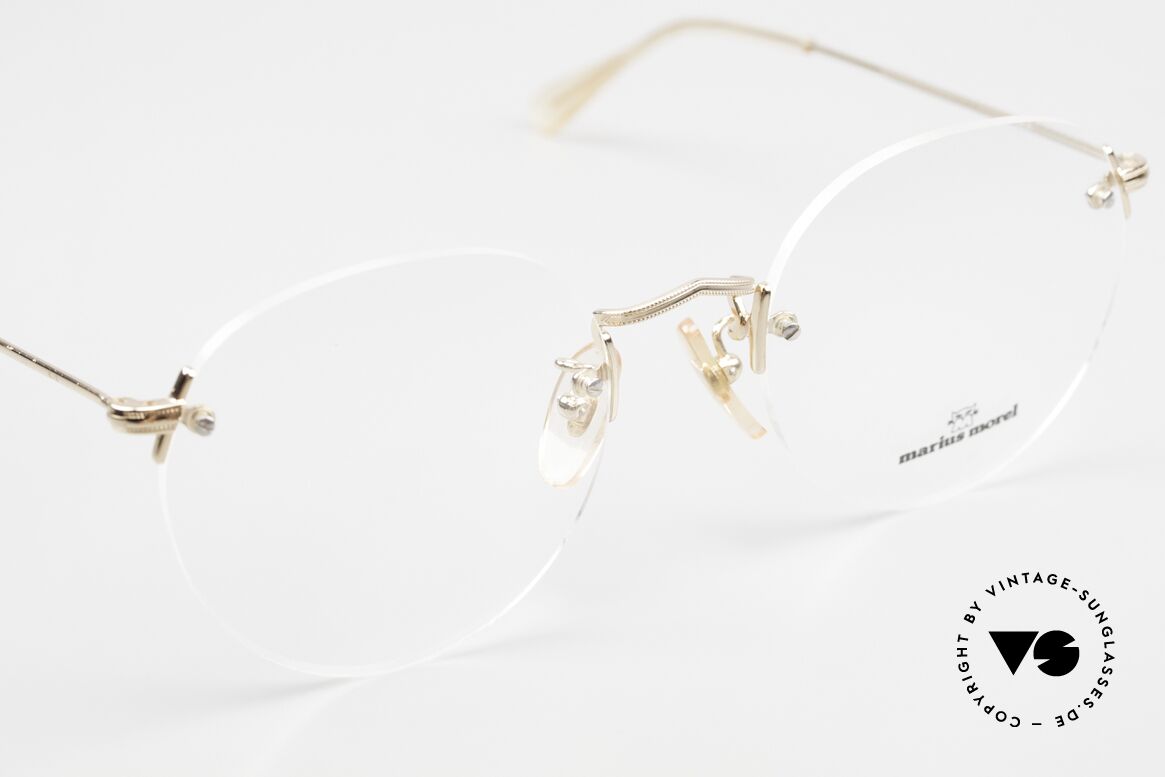 Marius Morel 8525 Randlose Vintage Fassung, KEINE RETROBRILLE, ein echtes 1990er Jahre Original, Passend für Herren und Damen