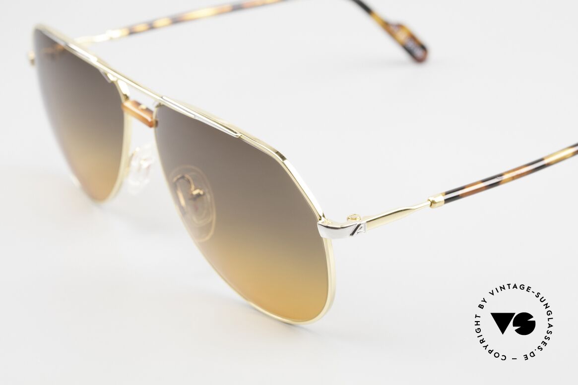 Alpina PCF 211 Rare 90er Aviator Brille, ungetragen (wie alle unsere Alpina Fassungen), Passend für Herren