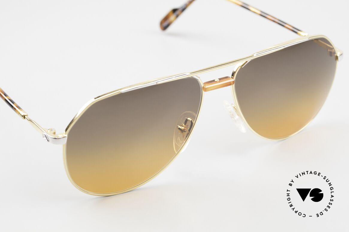 Alpina PCF 211 Rare 90er Aviator Brille, KEINE Retrobrille, sondern ein 90er ORIGINAL, Passend für Herren