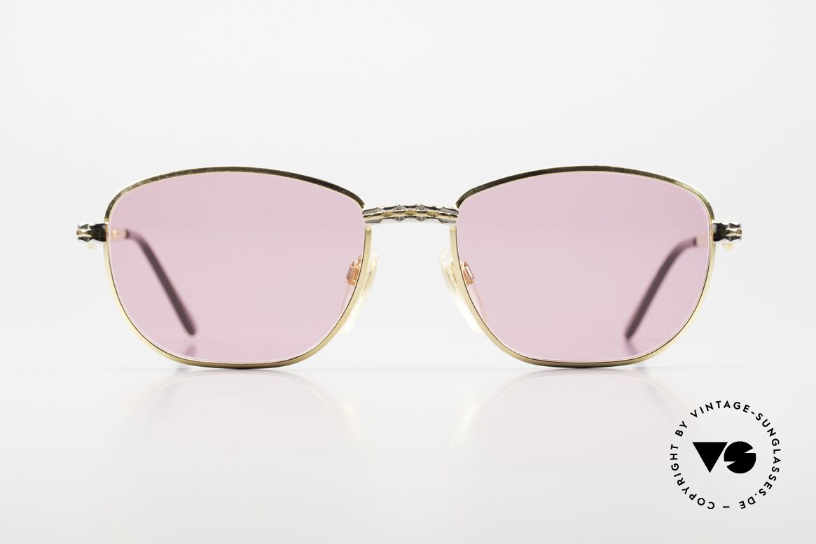 Bugatti EB507 Die Rosarote Luxus Brille, vintage Fassung der Ettore BUGATTI Collection, Passend für Herren und Damen