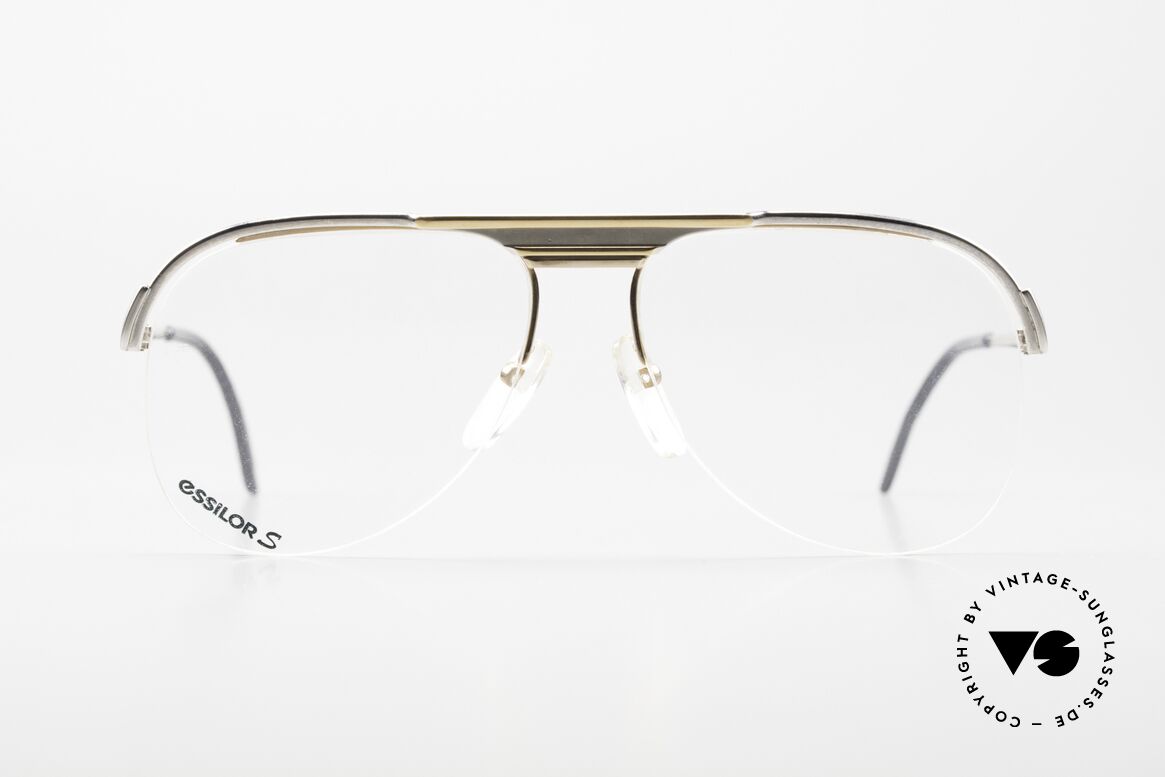 Essilor 2374 2in1 Brille Nylor Aviator, ein vintage "Must Have" in unfassbarer Qualität; fühlbar, Passend für Herren