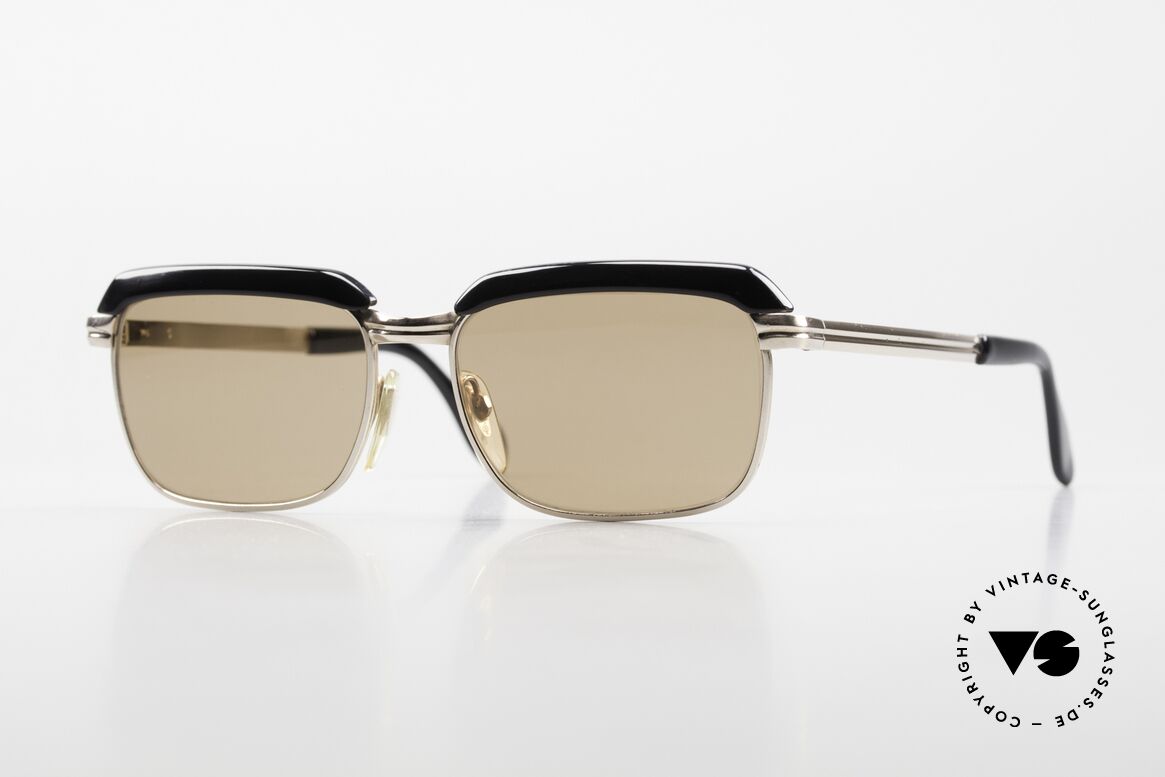 Metzler JK High-End Mineralgläser, antike Metzler Brille aus den 60er Jahren, Gold-Filled!, Passend für Herren