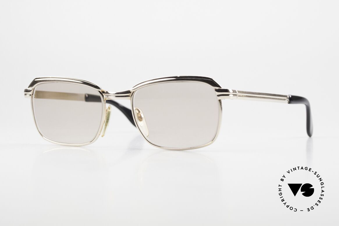 Metzler KX Automatik Mineralgläser, antike Metzler Brille aus den 60er Jahren, Gold-Filled!, Passend für Herren