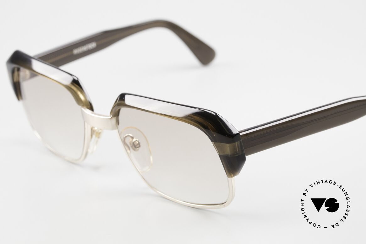 Rodenstock Bertram 70er Jahre Kombi-Brille, Azetat Rahmen in Kombination mit Metall (Kombibrille), Passend für Herren