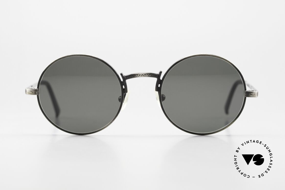Giorgio Armani 128 Antik Silber Rahmen Legierung, vintage Brille vom Modedesigner Giorgio ARMANI, Passend für Herren und Damen