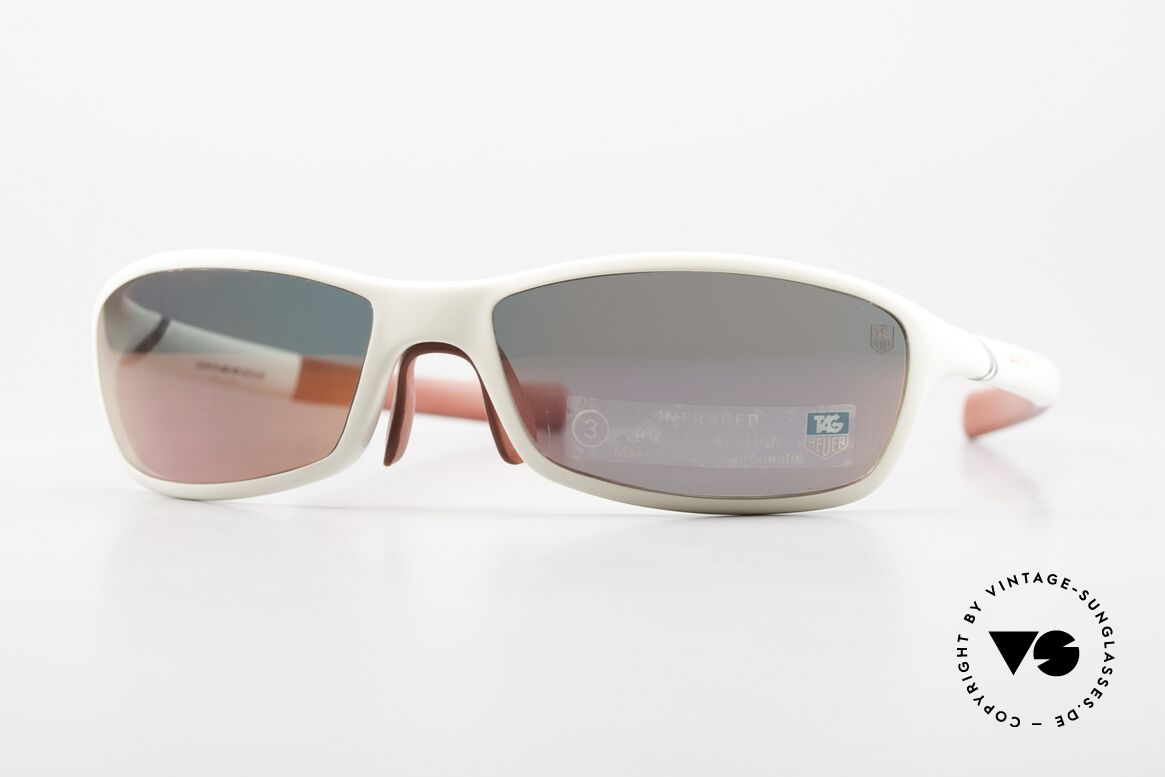 Tag Heuer 6006 27 Grad Sport Sonnenbrille, Tag Heuer Sonnenbrille 6006, c. 905, Gr. 61-16, Passend für Herren
