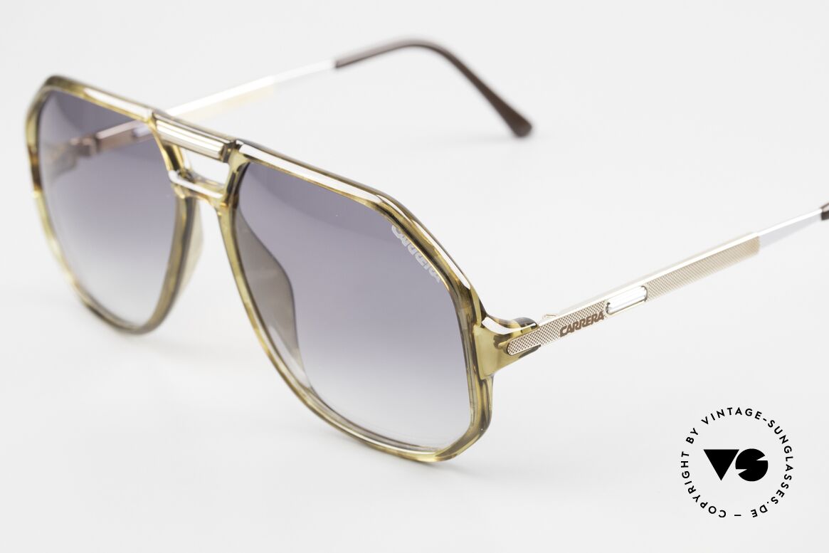 Carrera 5316 Optyl Sonnenbrille Von 1988, variable Bügellänge durch Carrera Vario System, Passend für Herren