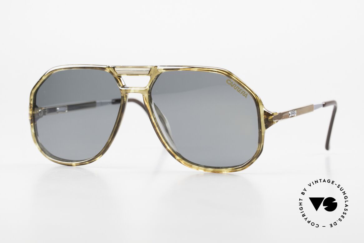 Carrera 5316 Verstellbare 80er Brille, sehr besondere Carrera Sonnenbrille von 1988, Passend für Herren
